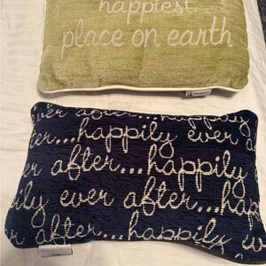 EUC Disney Decorative Pillows